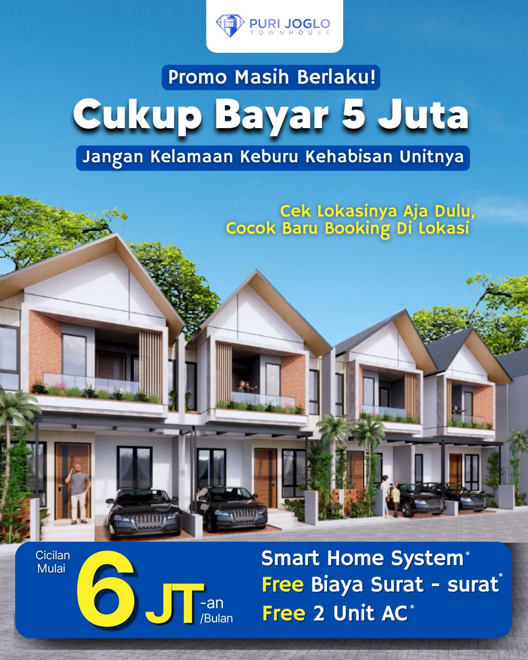 Puri Joglo Townhouse Perumahan tangerang november